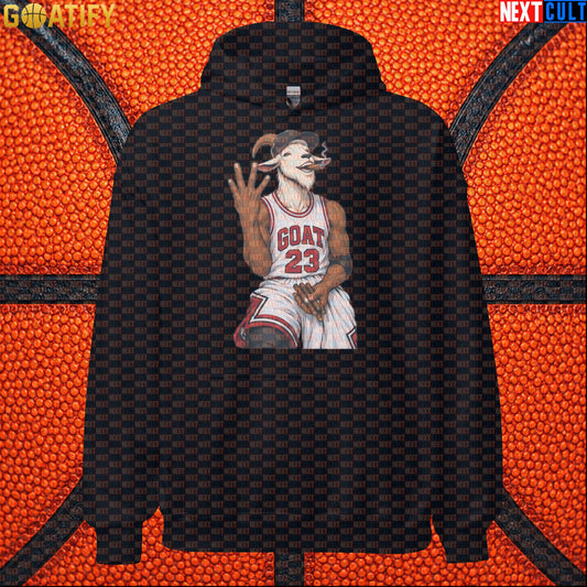 Michael Jordan Hoodie – GOAT Cigar Celebration Pullover for Chicago Bulls NBA Fans Black Hoodies Next Cult Brand