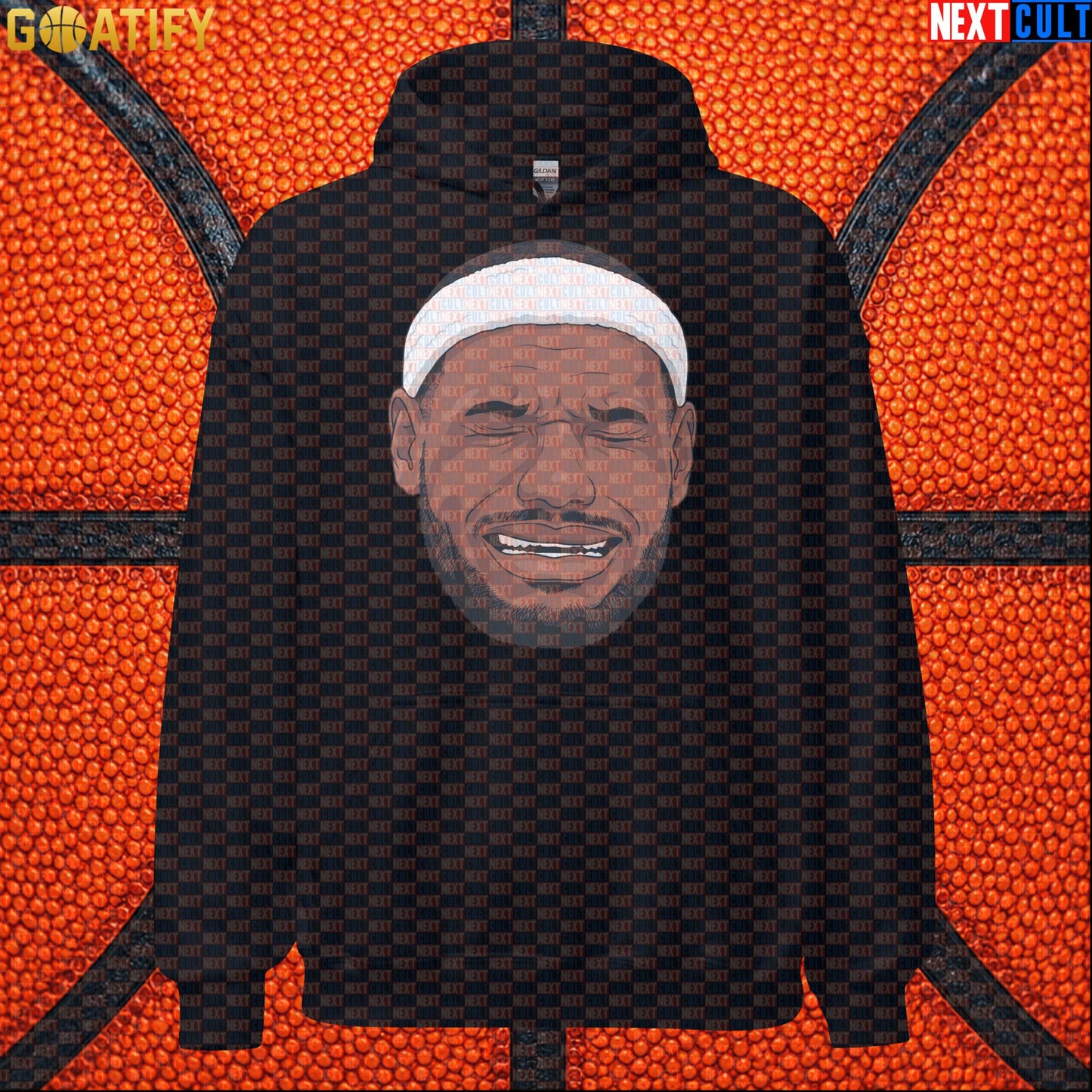 Crying LeBron Meme Hoodie – Funny NBA Basketball Pullover Game Day Gift for Sports Fans |  | ["Basketball", "LeBron James", "NBA"]