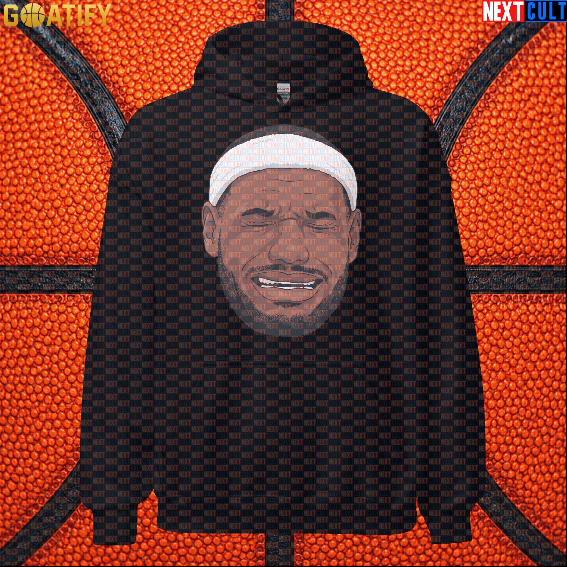 Crying LeBron Meme Hoodie – Funny NBA Basketball Pullover Game Day Gift for Sports Fans |  | ["Basketball", "LeBron James", "NBA"]