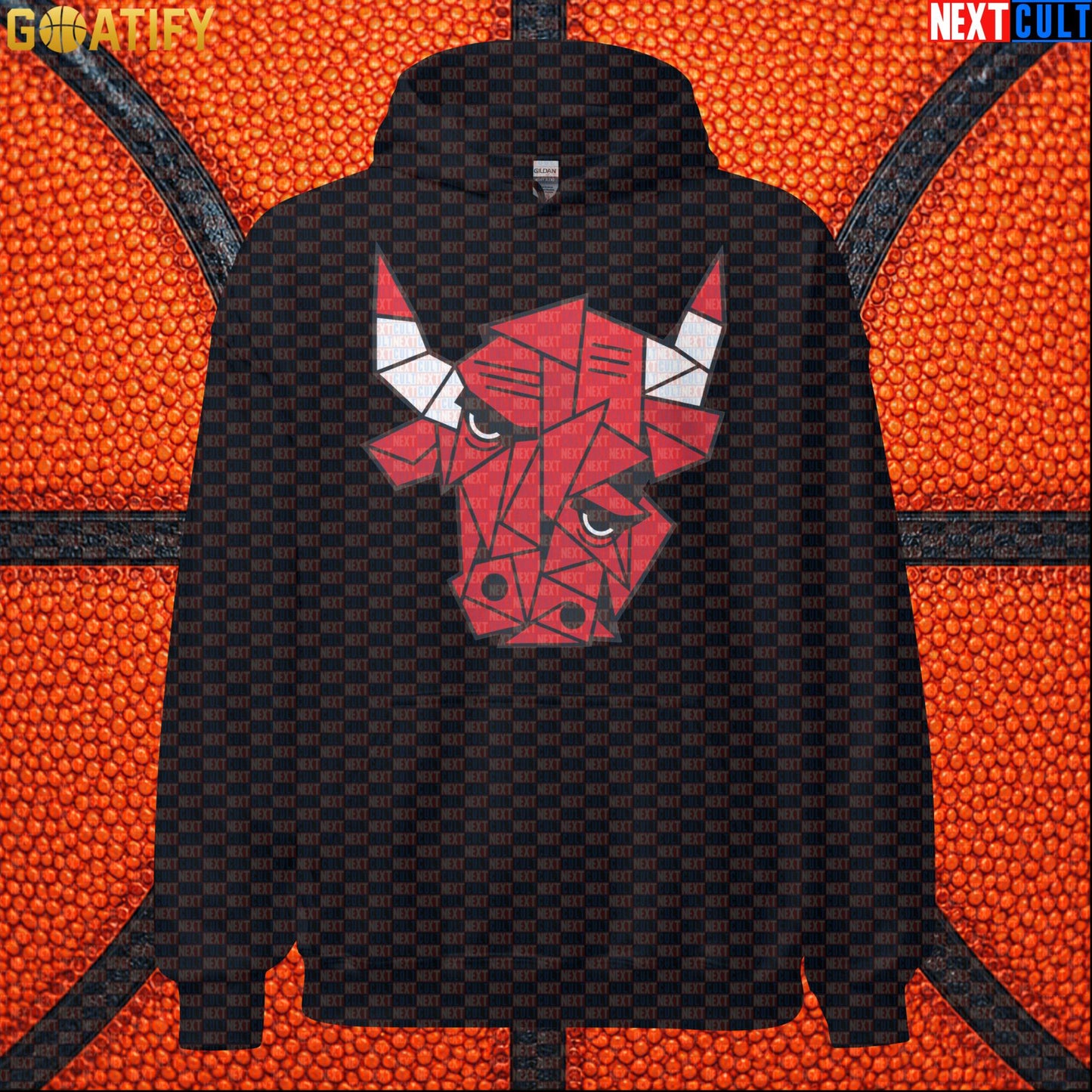 Chicago Bulls Meme Hoodie – Picasso Bulls Cubism Art Pullover for NBA Basketball Fans |  | ["Basketball", "Chicago Bulls", "NBA"]