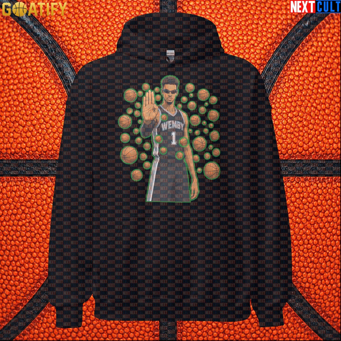 Basketball Hoodie Victor Wembanyama Matrix Stopper Gift for Spurs Fans and NBA Watch Parties |  | ["Basketball", "France", "NBA", "San Antonio Spurs", "Victor Wembanyama"]
