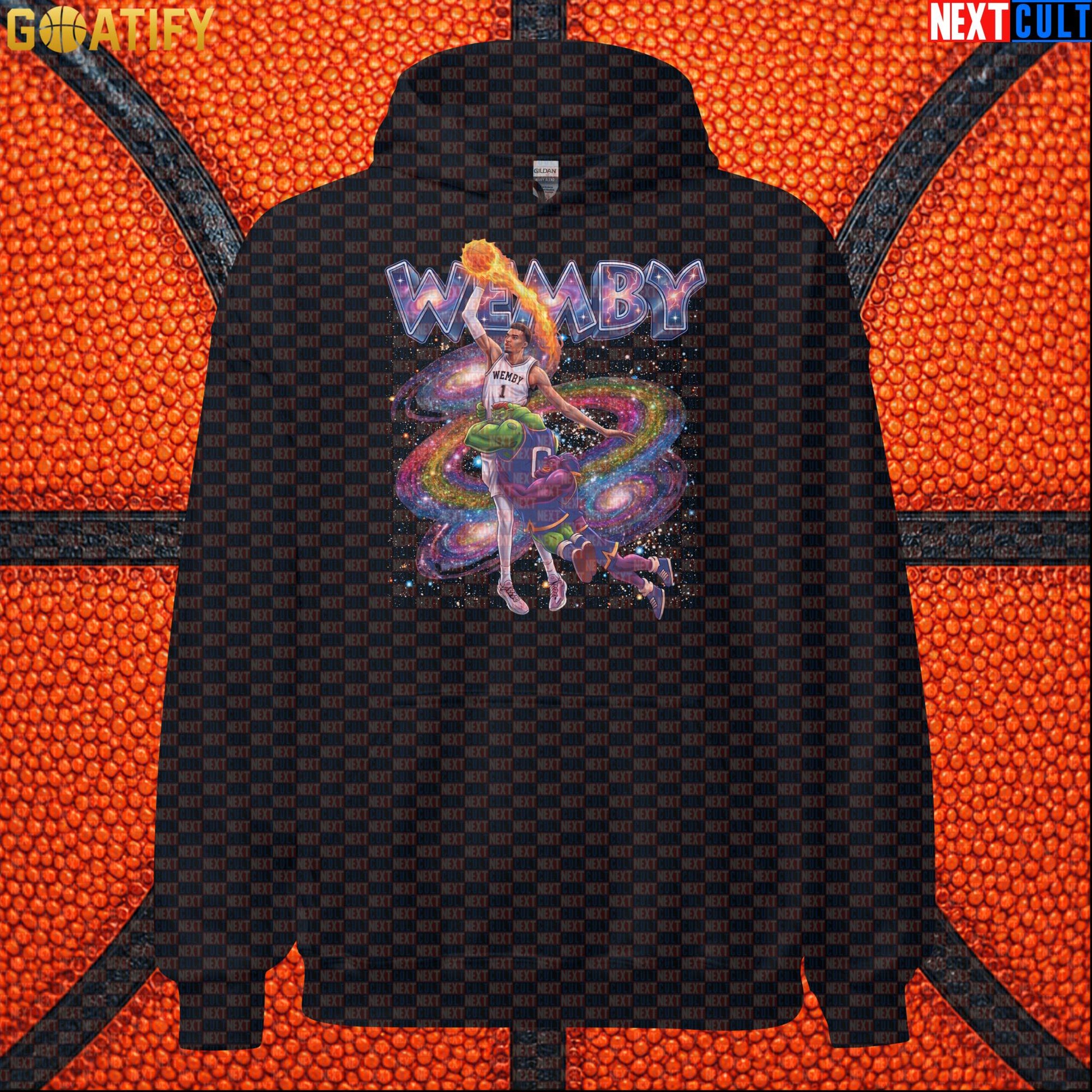 Basketball Hoodie Victor Wembanyama Space Jam Monstars Graphic for Spurs Fans and Game Day |  | ["Basketball", "France", "NBA", "San Antonio Spurs", "Victor Wembanyama", "Wemby"]
