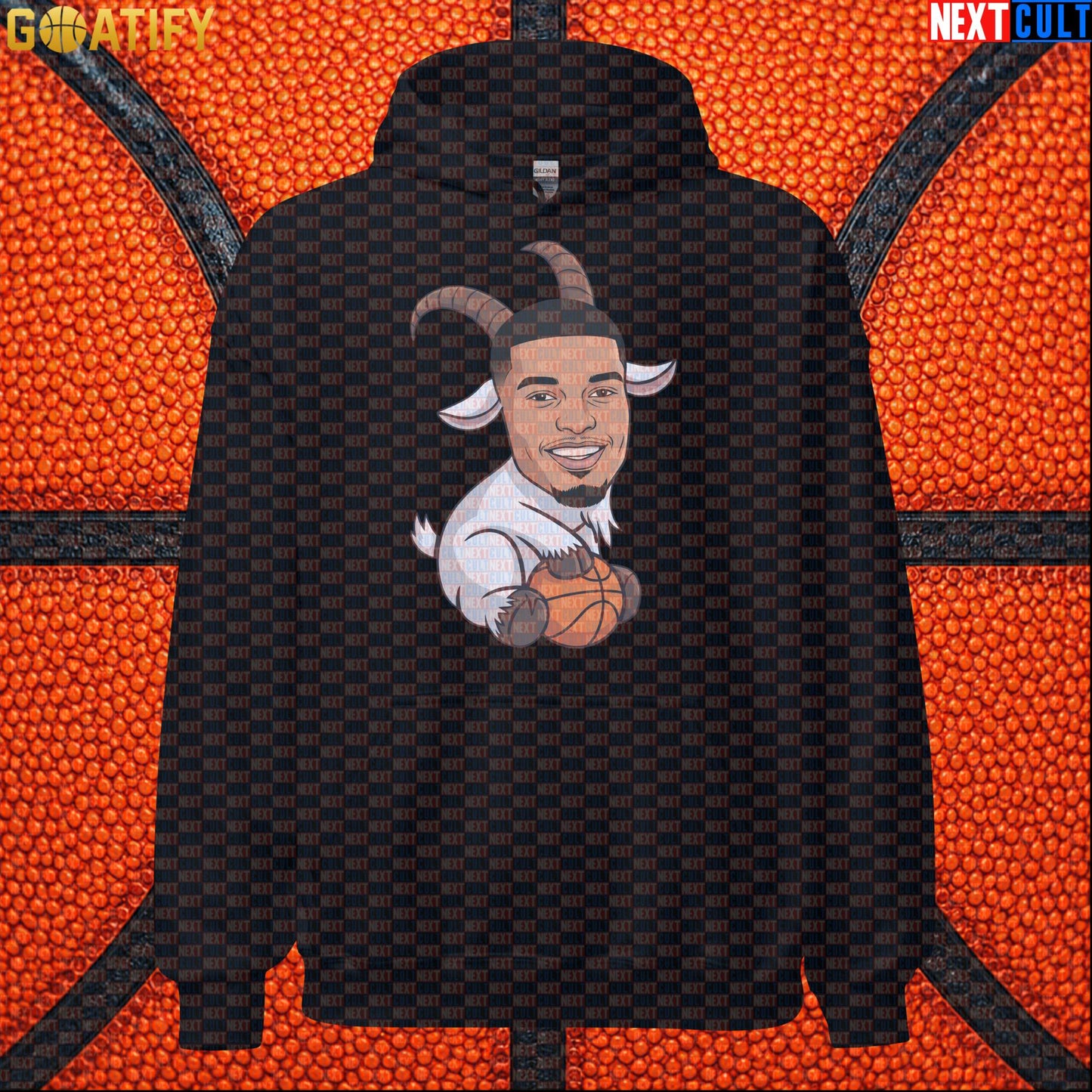 Basketball Hoodie Victor Wembanyama GOAT Cartoon for Spurs Fans, NBA Game Day Sports Pullover |  | ["Basketball", "France", "NBA", "San Antonio Spurs", "Victor Wembanyama", "Wemby"]