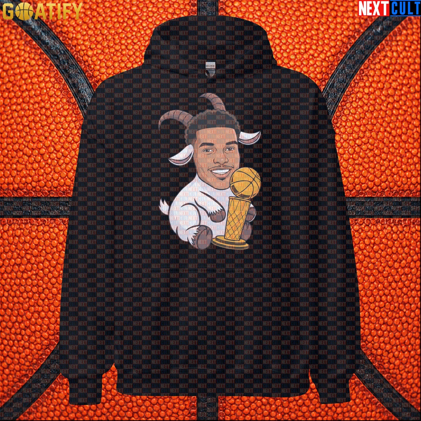Basketball Hoodie Victor Wembanyama GOAT Championship Cartoon for Spurs Fans & NBA Game Day |  | ["Basketball", "France", "NBA", "San Antonio Spurs", "Victor Wembanyama", "Wemby"]