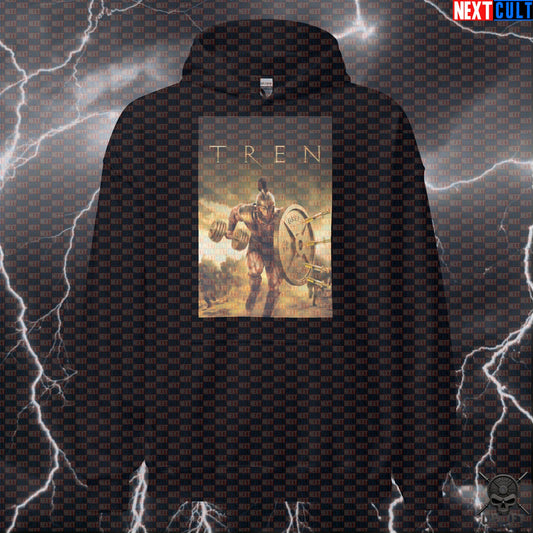 Hoodie Tren Troy Parody Pullover for Gymbros Achilles Greek Mythology Pump Cover | Hoodies | ["Ancient Greece", "Bodybuilding", "Brad Pitt", "Films", "Fitness", "Gym", "NCB", "Not Natty", "Pump Cover", "Steroids", "Troy", "Workout"]