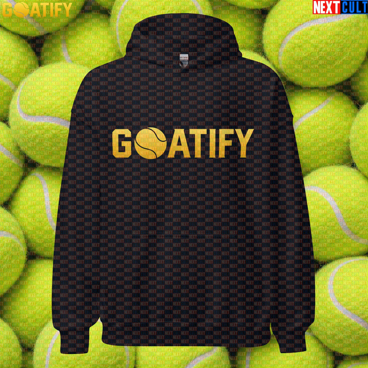 Tennis GOAT Hoodie Golden Ball Pullover for Tennis & Padel Fans, Players & Gifts | GOATIFY | Hoodies | ["NCB", "Padel", "Tennis"]