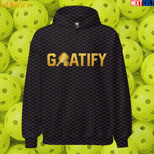 Pickleball GOAT Hoodie Golden Paddle & Ball Pullover for Players, Fans & Gifts | GOATIFY | Hoodies | ["NCB", "Pickleball"]