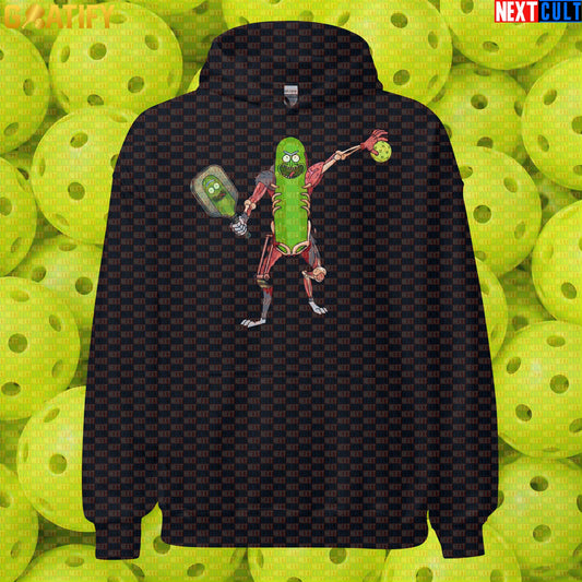 Pickleball Hoodie Pickle Rick Mutant Court Warrior for Players, Fans & Court Humor | Hoodies | ["NCB", "Pickleball"]