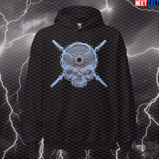 Hoodie Lightning Skull Gym Pullover for Lifters Training Gift Uplift Iron Club Hoodies Next Cult Brand