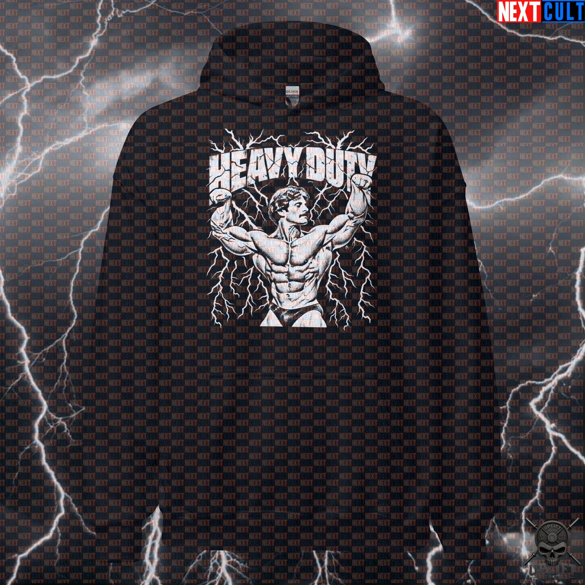 Hoodie Mike Mentzer Heavy Duty Flexing Bodybuilding Pump Cover for Gym Training | Hoodies | ["Bodybuilding", "Fitness", "Gym", "Mike Mentzer", "NCB", "Pump Cover", "Workout"]