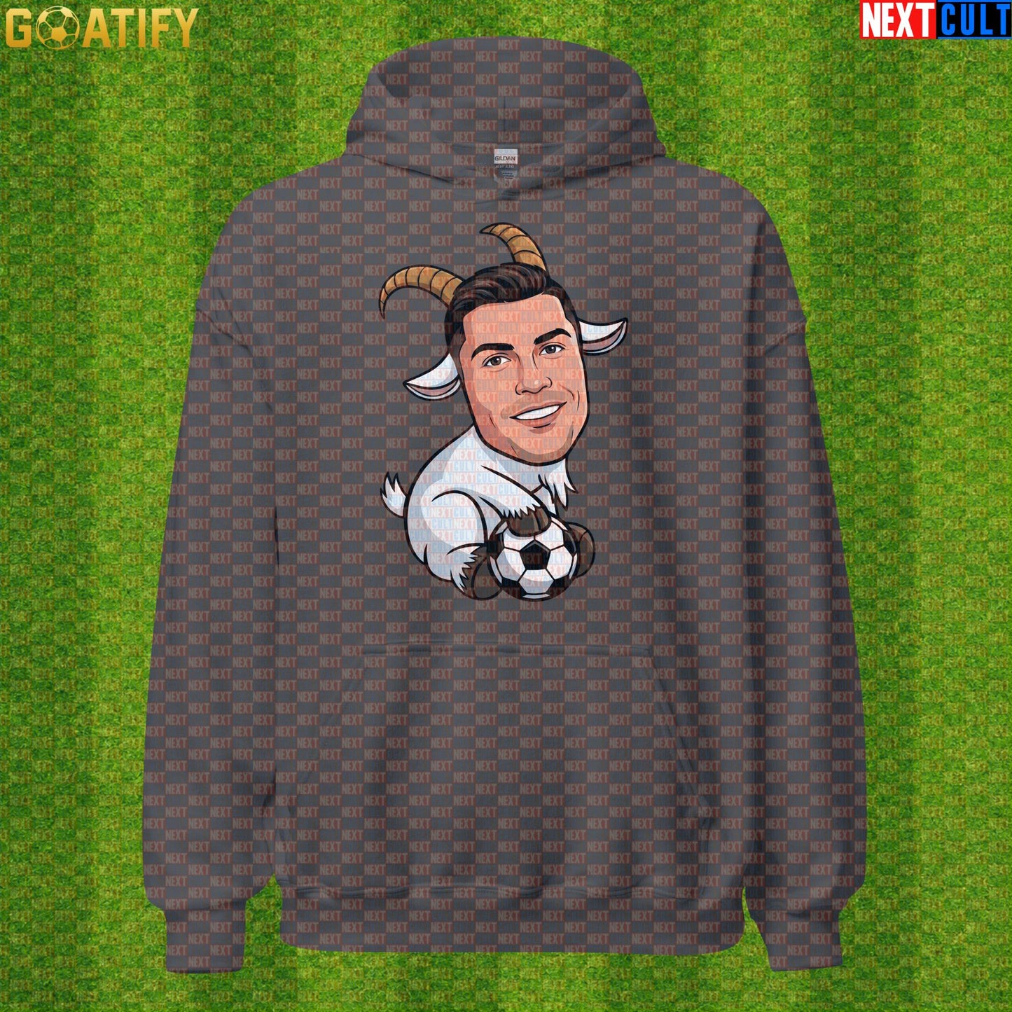 Cristiano Ronaldo Hoodie – Funny GOAT Football Pullover Gift for Portugal World Cup Fans |  | ["Al Nassr", "Cristiano Ronaldo", "Football", "Juventus", "Manchester United", "Portugal", "Real Madrid", "Soccer"]