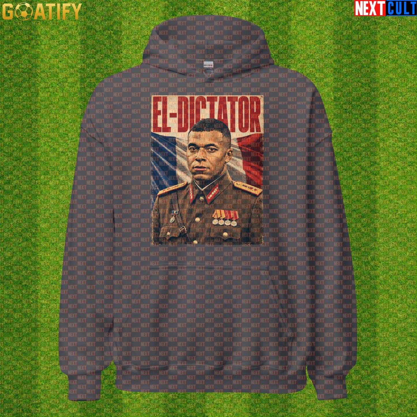 Kylian Mbappe Hoodie – El Dictator Vintage Football Meme Pullover for Real Madrid Fans |  | ["Football", "France", "Kylian Mbappe", "PSG", "Real Madrid", "Soccer"]