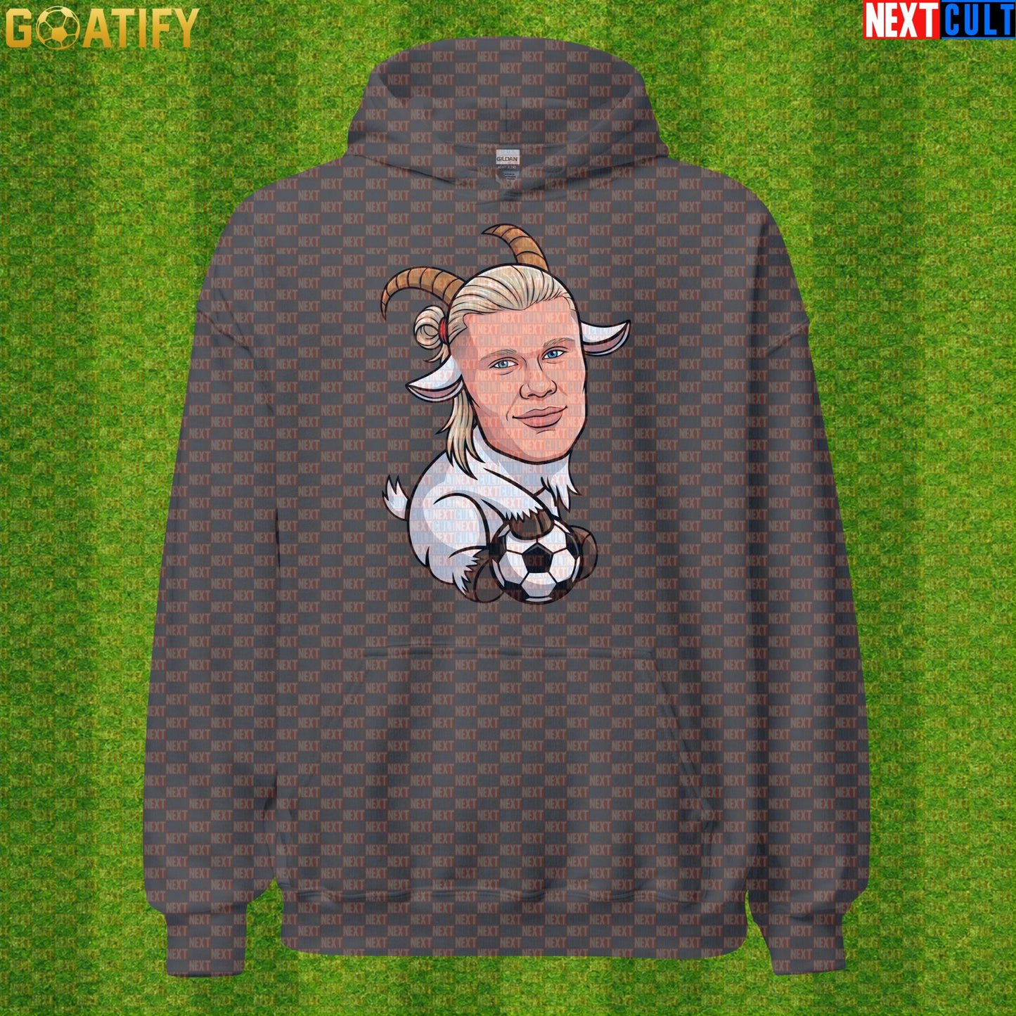 Erling Haaland Hoodie – Goal Machine Football Pullover for Man City and World Cup Fans |  | ["Borussia Dortmund", "Erling Haaland", "Football", "Manchester City", "Norway", "Soccer"]
