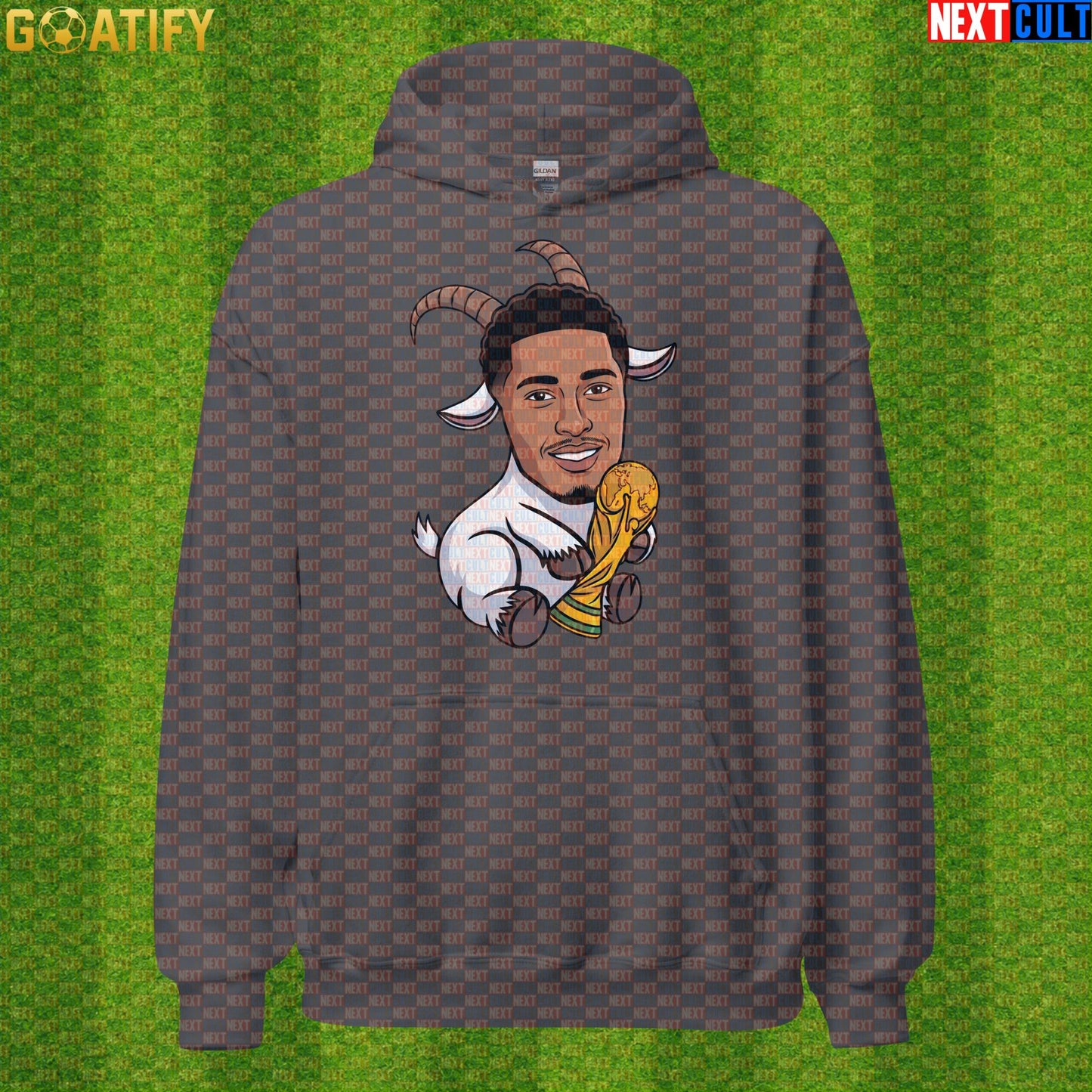 Jude Bellingham Hoodie – Future World Cup Champion Pullover Gift for Three Lions Fans |  | ["England", "Football", "Jude Bellingham", "Real Madrid", "Soccer"]
