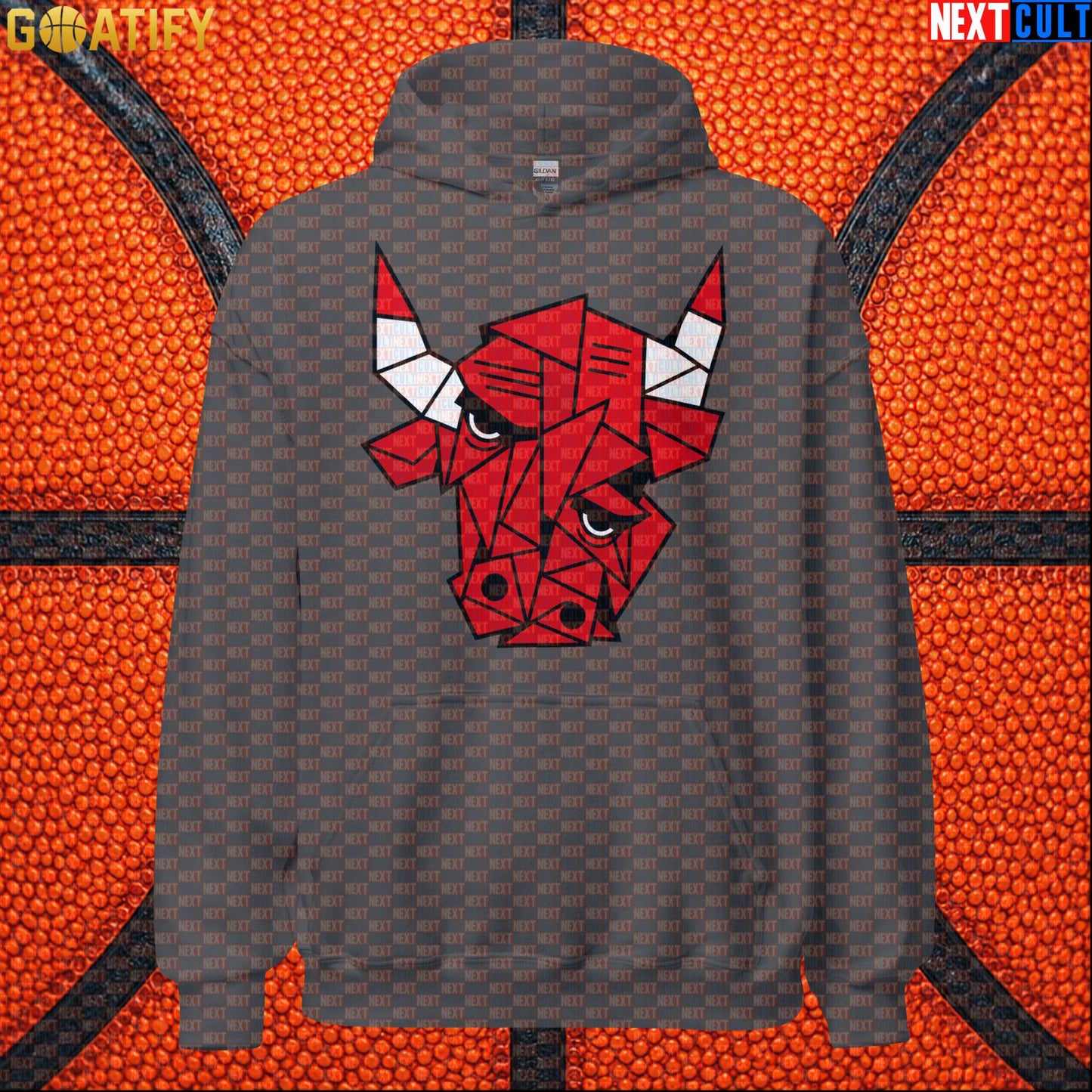Chicago Bulls Meme Hoodie – Picasso Bulls Cubism Art Pullover for NBA Basketball Fans |  | ["Basketball", "Chicago Bulls", "NBA"]