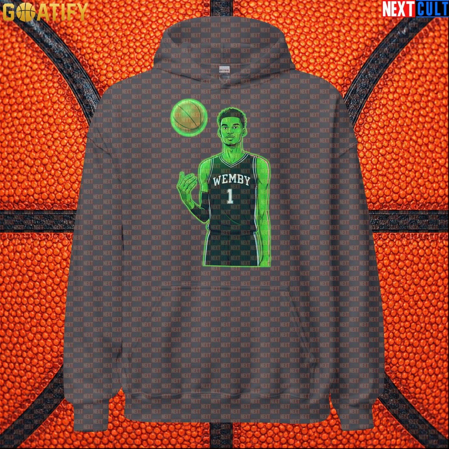 Basketball Hoodie Alien Wemby Sci-Fi Art for Spurs Fans, Streetwear, Game Days and NBA Gifts |  | ["Basketball", "France", "NBA", "San Antonio Spurs", "Victor Wembanyama", "Wemby"]