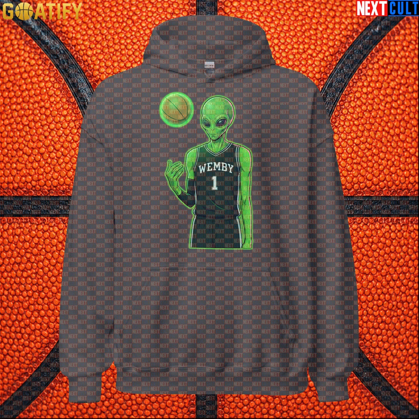 Basketball Hoodie Alien Wemby Sci-Fi Graphic for Spurs Fans, Victor Wembanyama Gift |  | ["Basketball", "France", "NBA", "San Antonio Spurs", "Victor Wembanyama", "Wemby"]