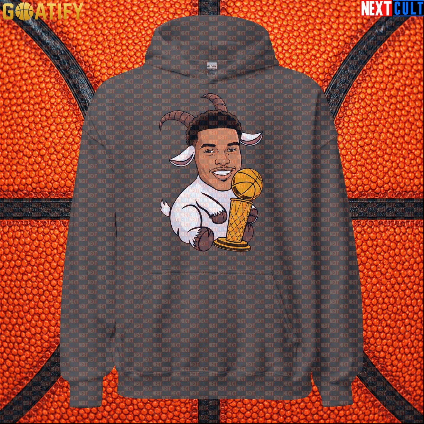 Basketball Hoodie Victor Wembanyama GOAT Championship Cartoon for Spurs Fans & NBA Game Day |  | ["Basketball", "France", "NBA", "San Antonio Spurs", "Victor Wembanyama", "Wemby"]
