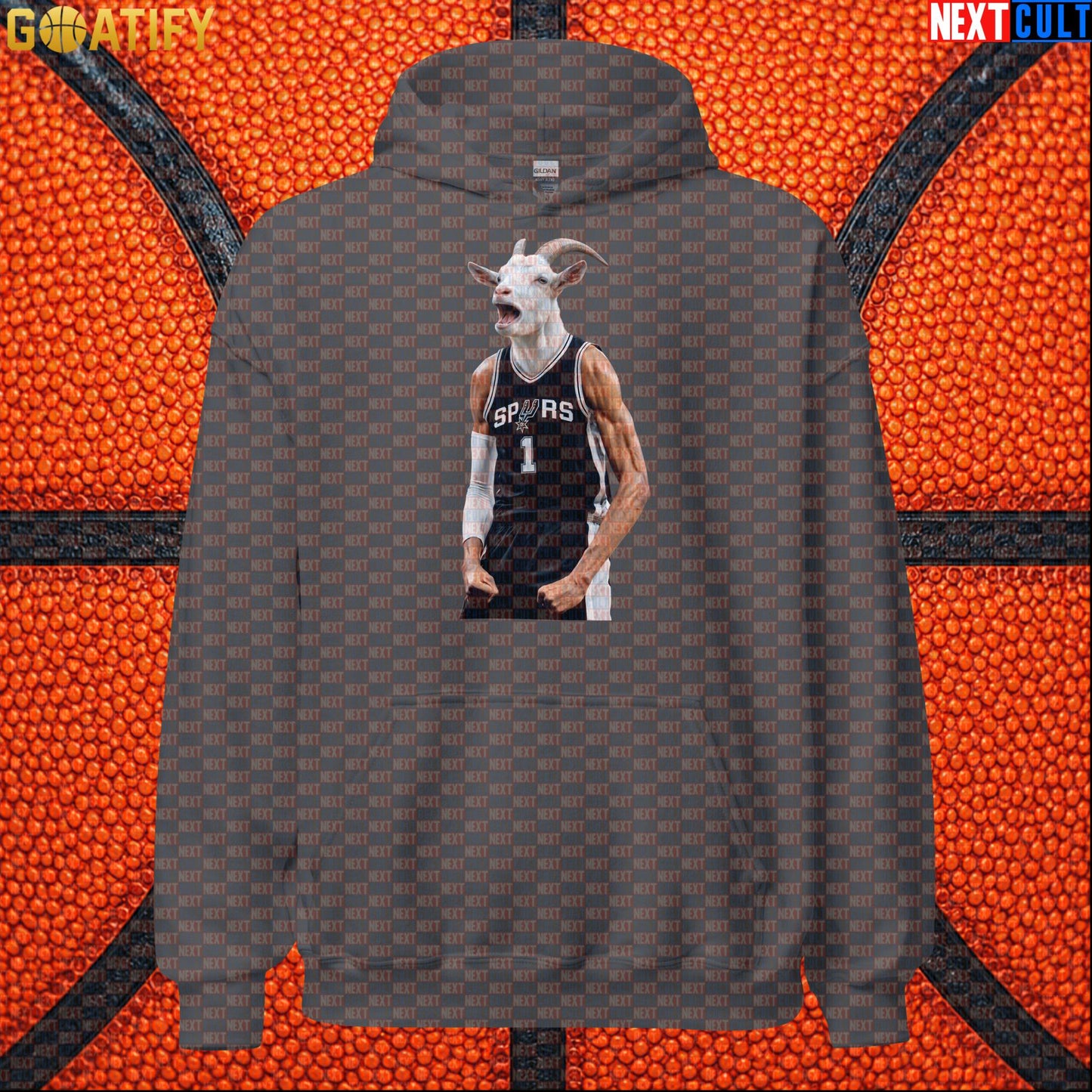 Hoodie Victor Wembanyama GOAT Basketball Pullover for San Antonio Fans Funny NBA Sports Gift | Hoodies | ["Basketball", "France", "NBA", "NCB", "San Antonio Spurs", "Victor Wembanyama", "Wemby"]