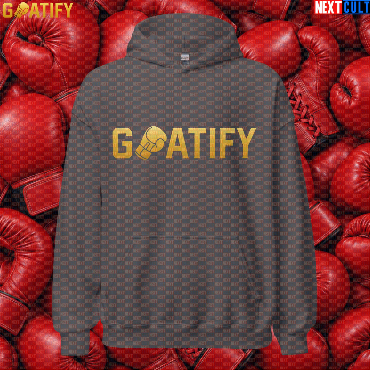 Boxing GOAT Hoodie GOATIFY Gold Fight Pullover for Boxing Fans & Martial Arts Sports Gifts | Hoodies | ["Boxing", "Martial Arts", "NCB"]