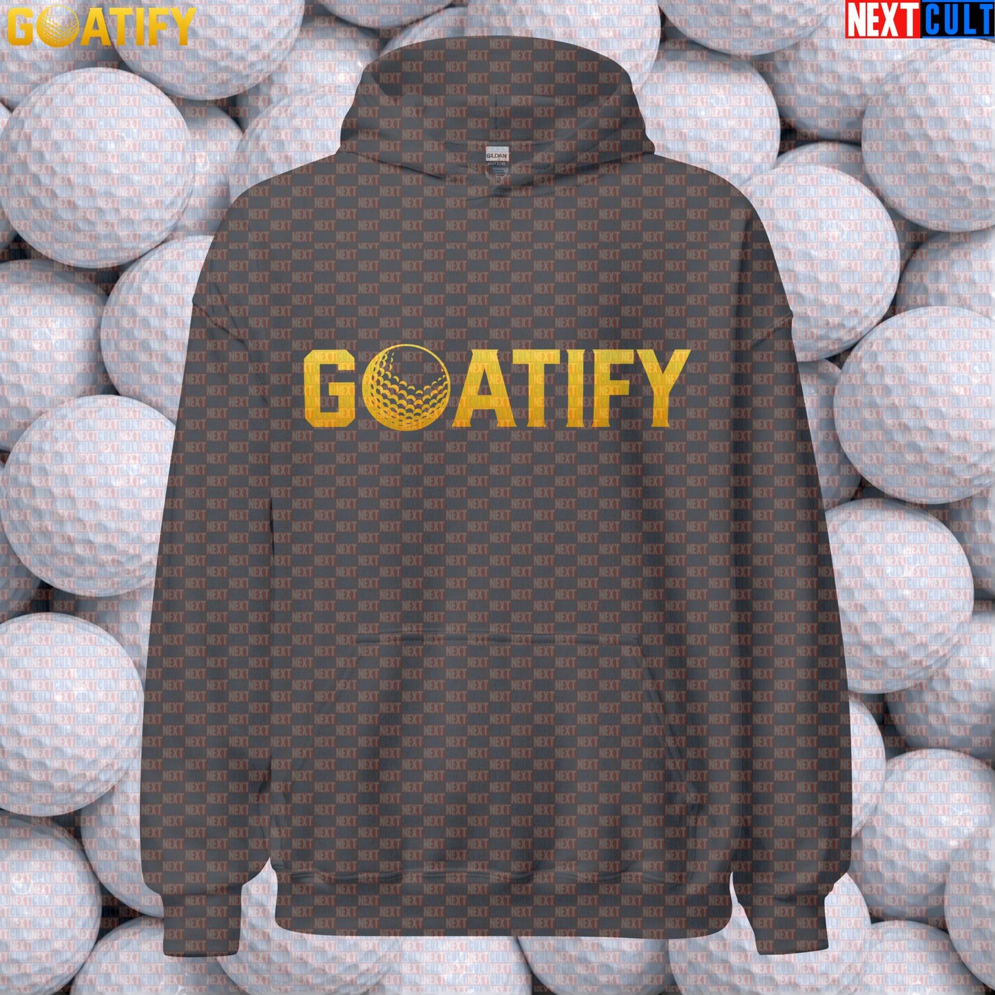 Golf GOAT Hoodie Golden Golf Ball Pullover for Golfers, Sports Fans & Gifts | GOATIFY | Hoodies | ["Golf", "NCB", "PGA"]