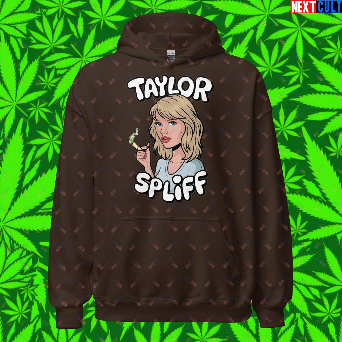 Taylor Spliff Pop Music Star Pothead Stoner Funny Weed Meme Unisex Hoodie Dark Chocolate Hoodies Music Weed Next Cult Brand