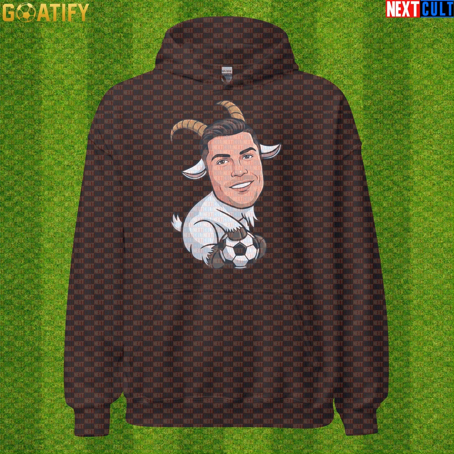Cristiano Ronaldo Hoodie – Funny GOAT Football Pullover Gift for Portugal World Cup Fans |  | ["Al Nassr", "Cristiano Ronaldo", "Football", "Juventus", "Manchester United", "Portugal", "Real Madrid", "Soccer"]