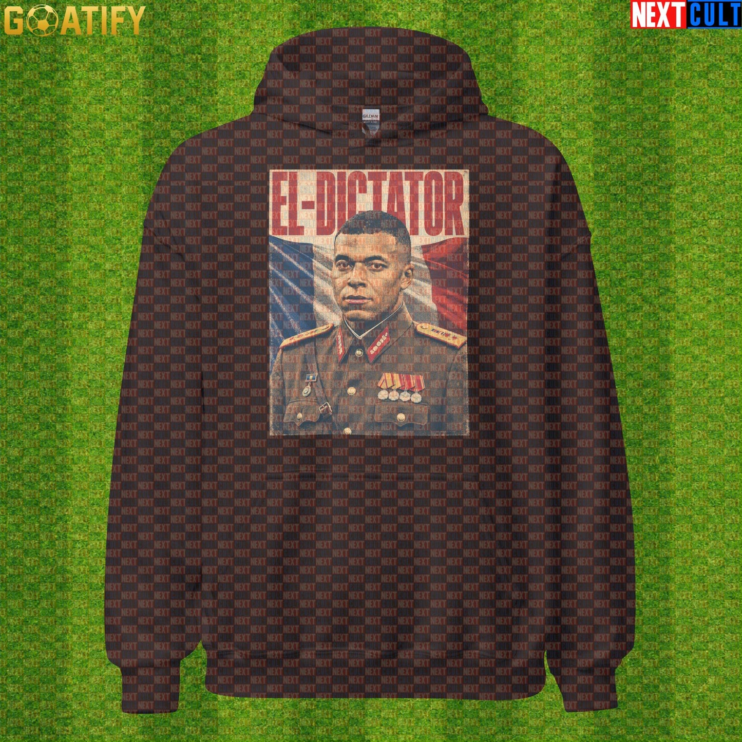 Kylian Mbappe Hoodie – El Dictator Vintage Football Meme Pullover for Real Madrid Fans |  | ["Football", "France", "Kylian Mbappe", "PSG", "Real Madrid", "Soccer"]
