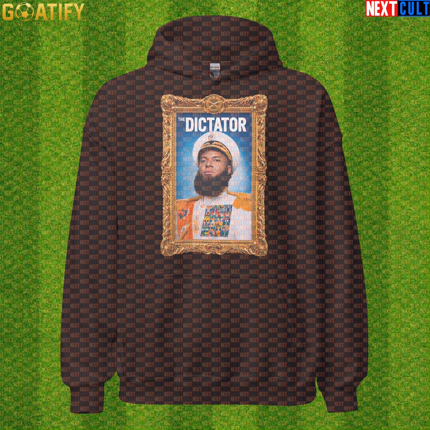 Kylian Mbappe Hoodie – The Dictator Football Meme Pullover for Real Madrid Supporters Dark Chocolate Next Cult Brand