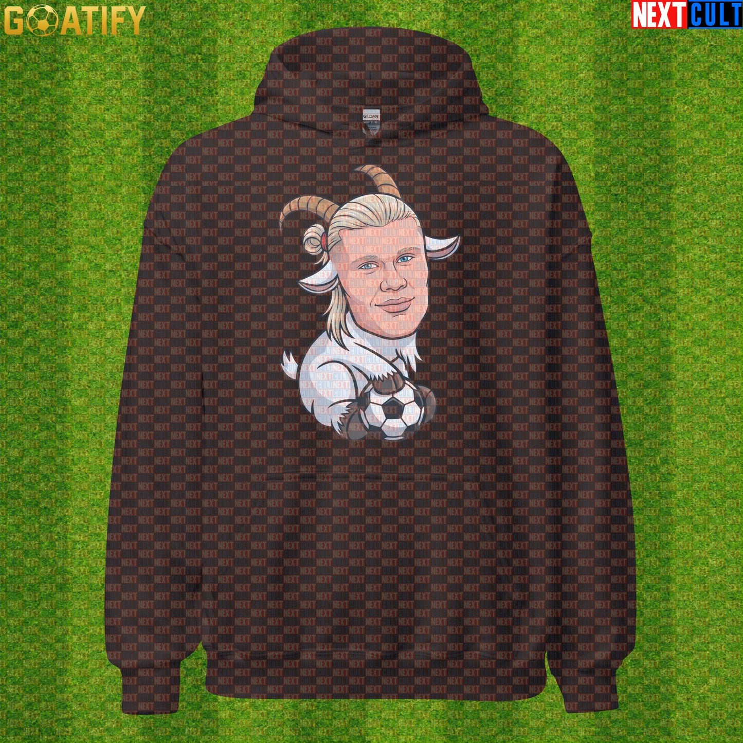 Erling Haaland Hoodie – Goal Machine Football Pullover for Man City and World Cup Fans |  | ["Borussia Dortmund", "Erling Haaland", "Football", "Manchester City", "Norway", "Soccer"]