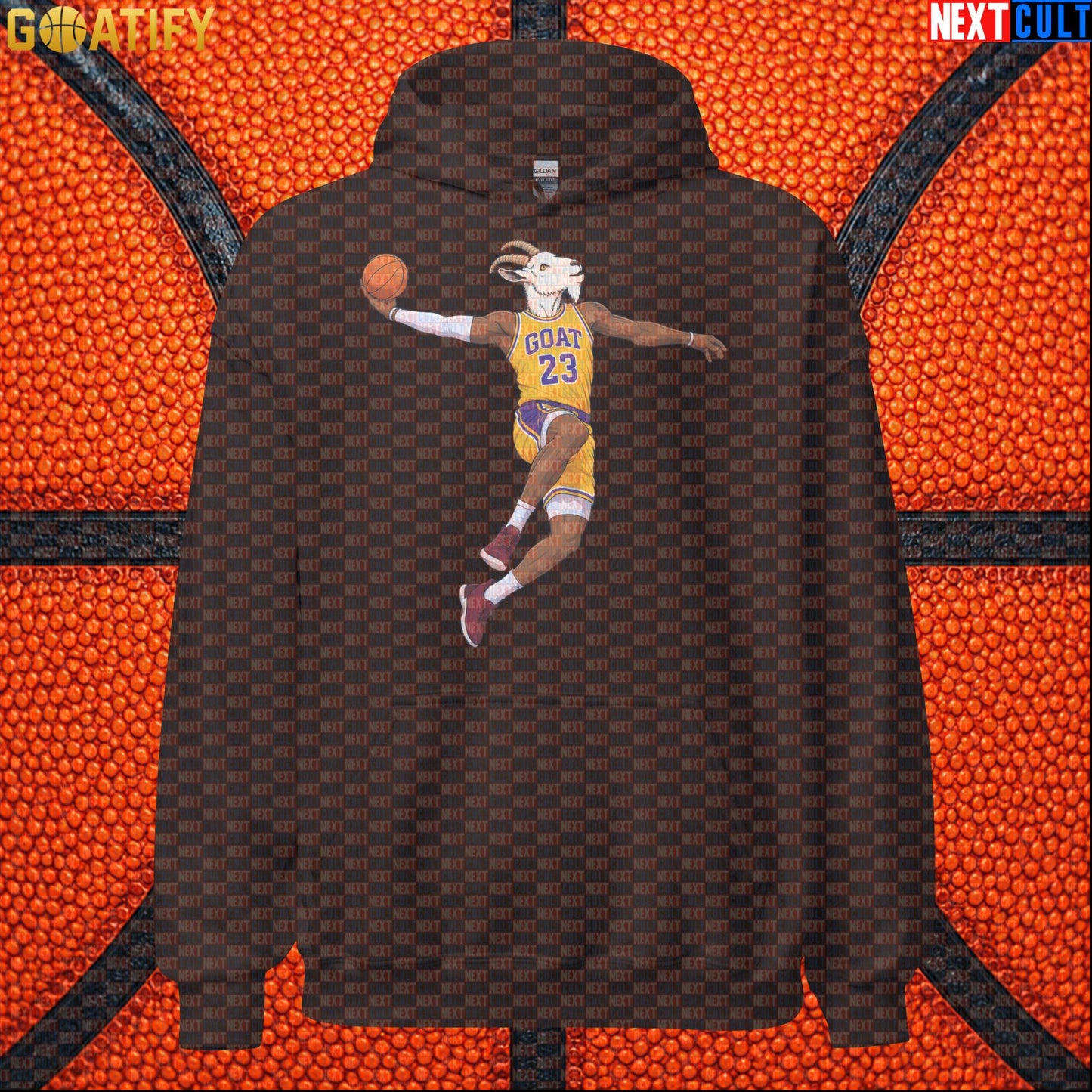 LeBron James Hoodie – Number 23 GOAT Dunk Streetwear Gift for Los Angeles Lakers Fans |  | ["Basketball", "LeBron James", "Los Angeles Lakers", "NBA"]