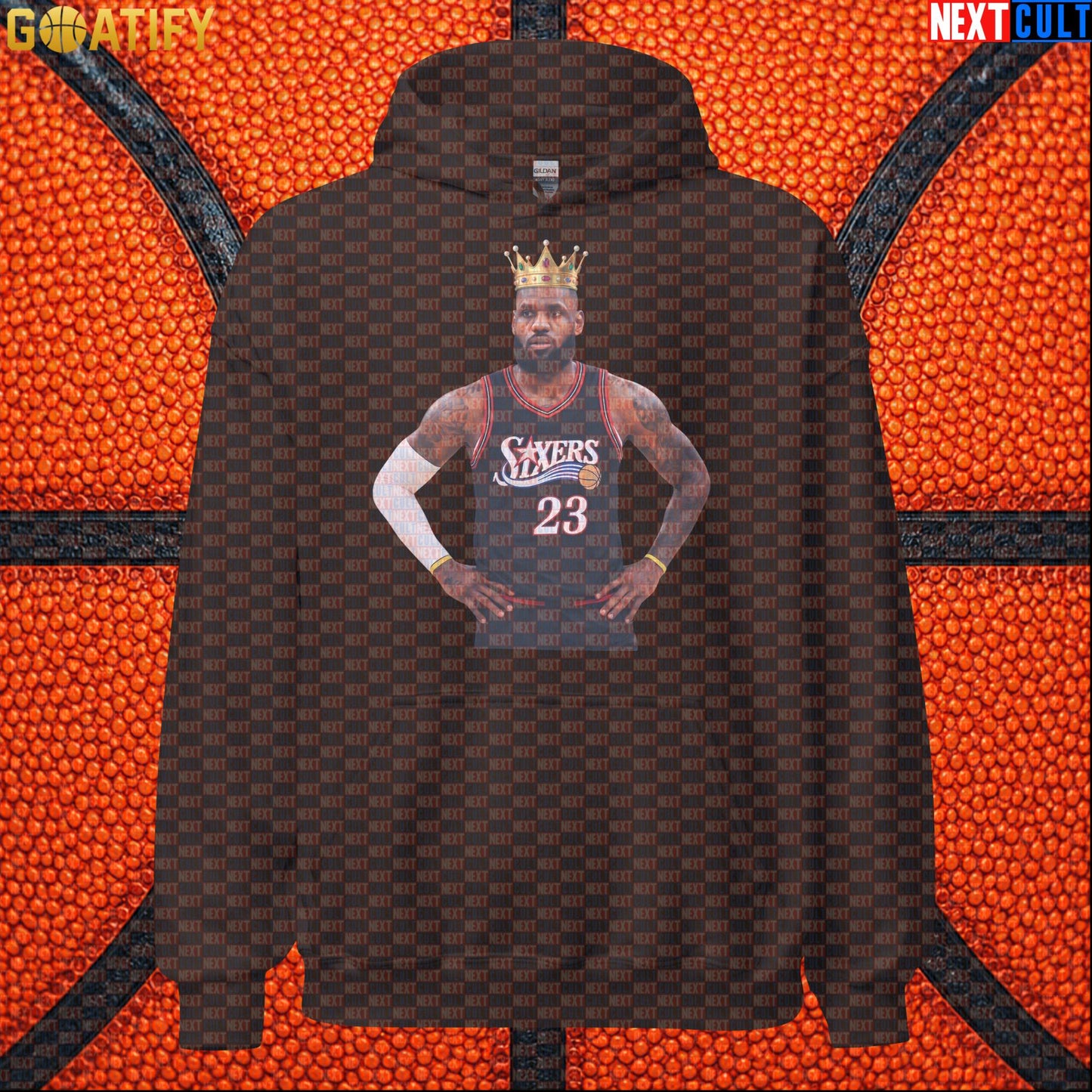 LeBron James Hoodie – King of Philadelphia 76ers Basketball Pullover for NBA Fans & Gifts |  | ["Basketball", "LeBron James", "NBA", "Philadelphia 76ers"]