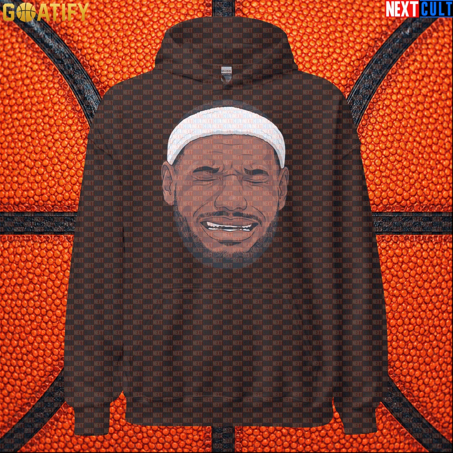 Crying LeBron Meme Hoodie – Funny NBA Basketball Pullover Game Day Gift for Sports Fans |  | ["Basketball", "LeBron James", "NBA"]