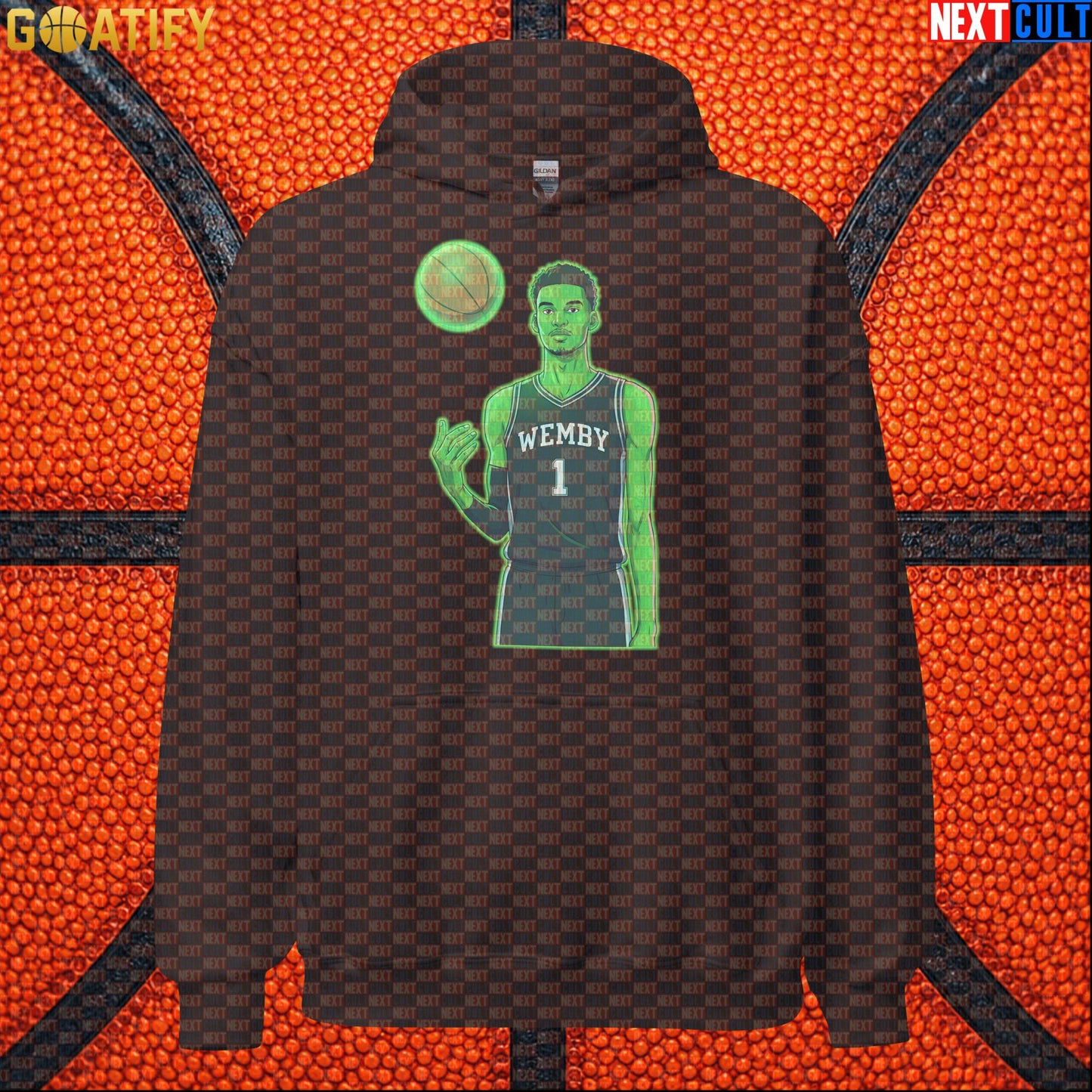 Basketball Hoodie Alien Wemby Sci-Fi Art for Spurs Fans, Streetwear, Game Days and NBA Gifts |  | ["Basketball", "France", "NBA", "San Antonio Spurs", "Victor Wembanyama", "Wemby"]