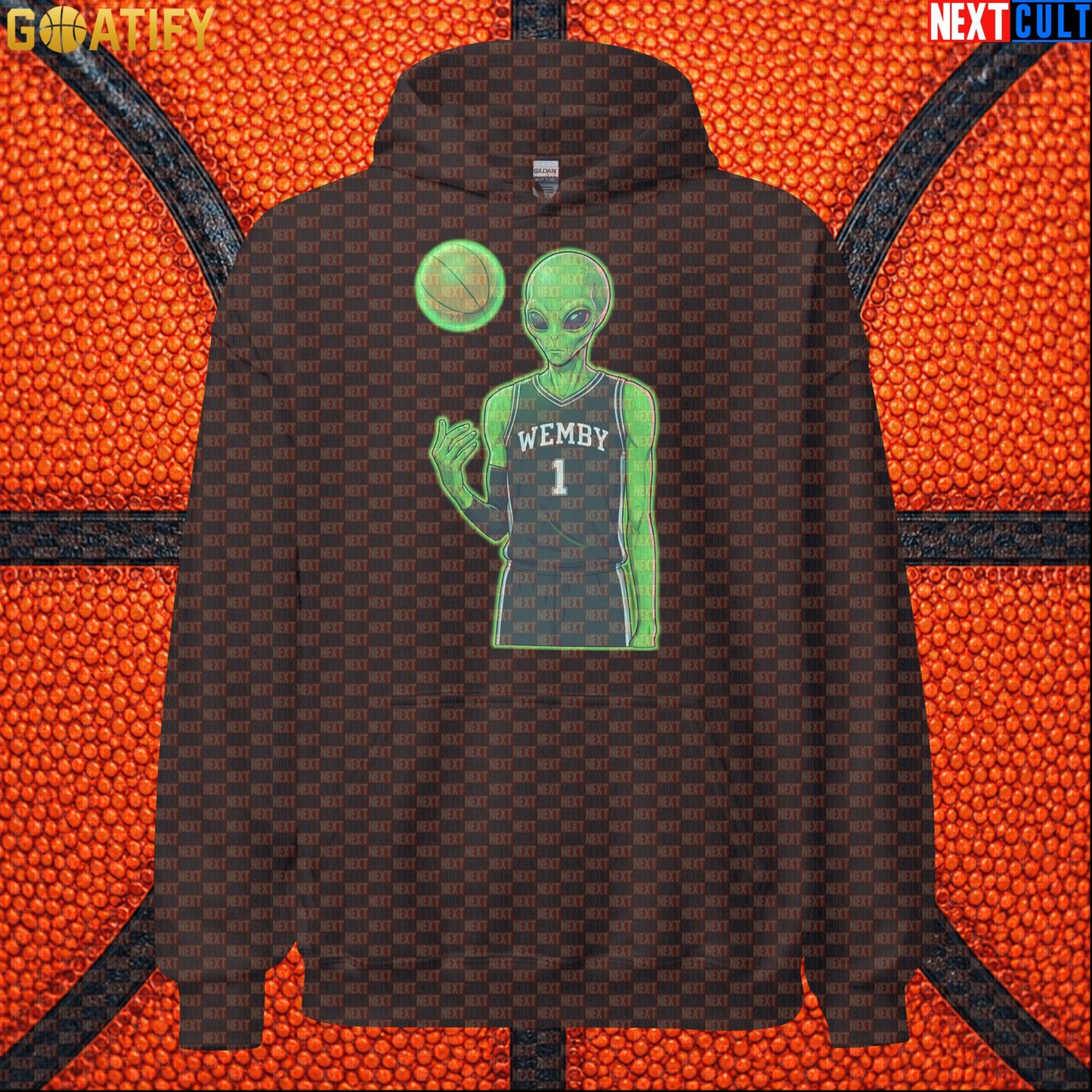 Basketball Hoodie Alien Wemby Sci-Fi Graphic for Spurs Fans, Victor Wembanyama Gift |  | ["Basketball", "France", "NBA", "San Antonio Spurs", "Victor Wembanyama", "Wemby"]