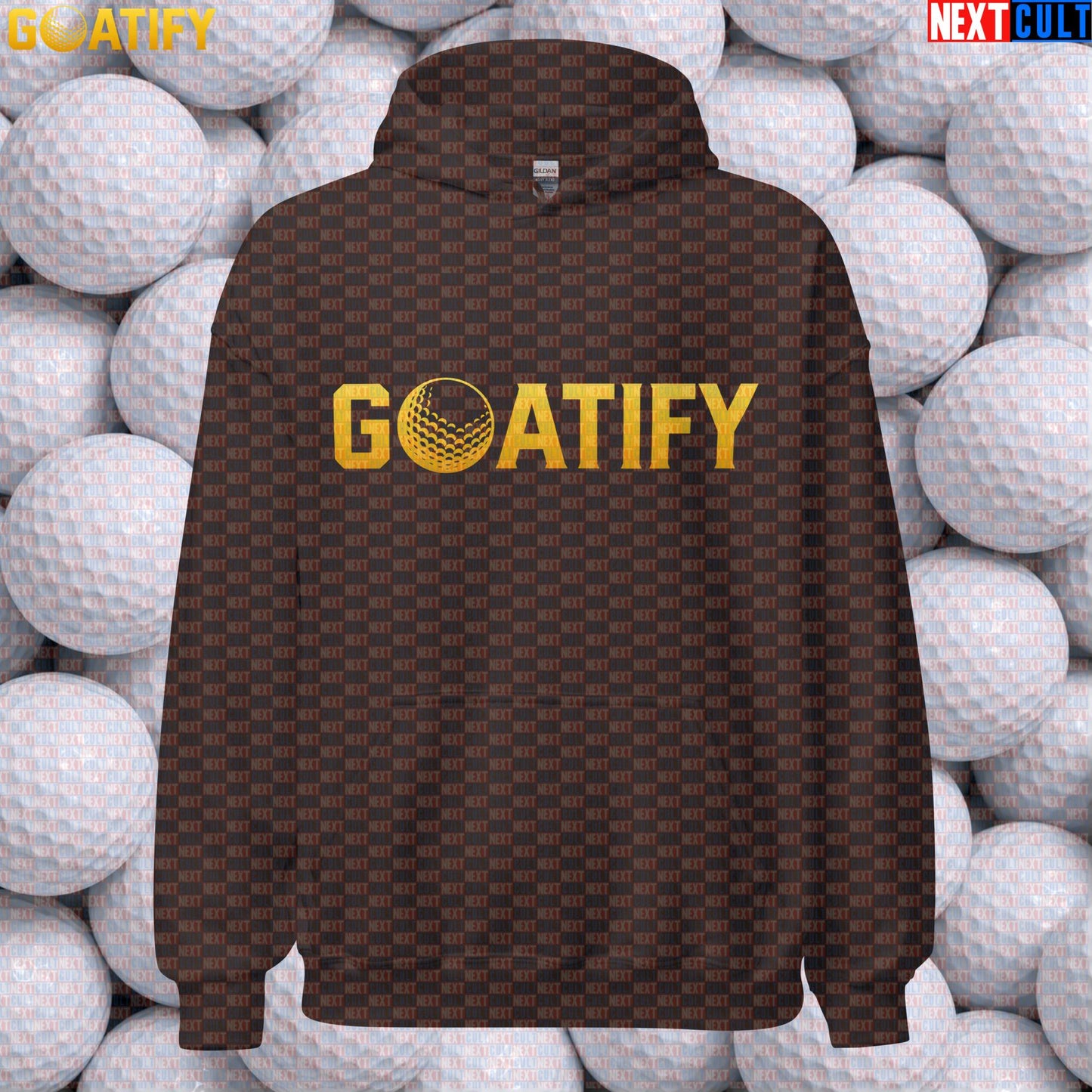 Golf GOAT Hoodie Golden Golf Ball Pullover for Golfers, Sports Fans & Gifts | GOATIFY | Hoodies | ["Golf", "NCB", "PGA"]