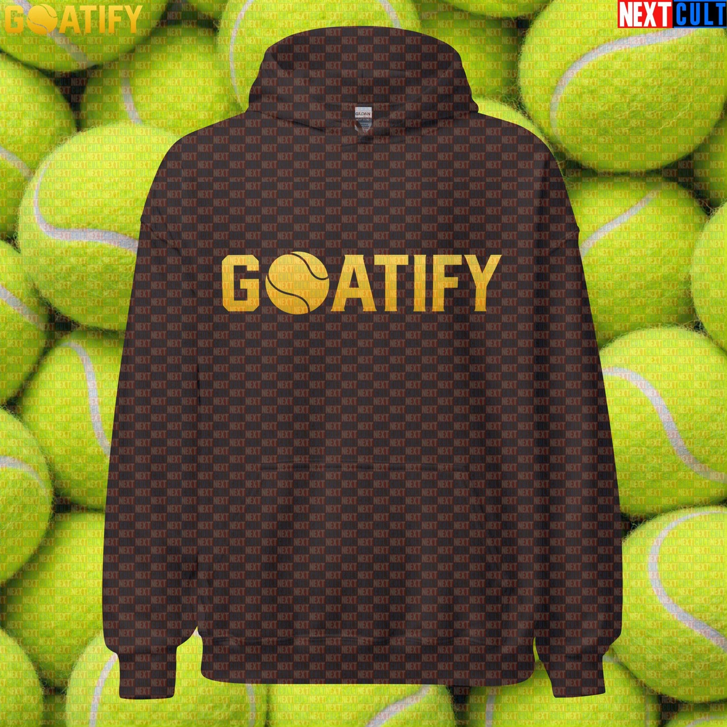 Tennis GOAT Hoodie Golden Ball Pullover for Tennis & Padel Fans, Players & Gifts | GOATIFY | Hoodies | ["NCB", "Padel", "Tennis"]