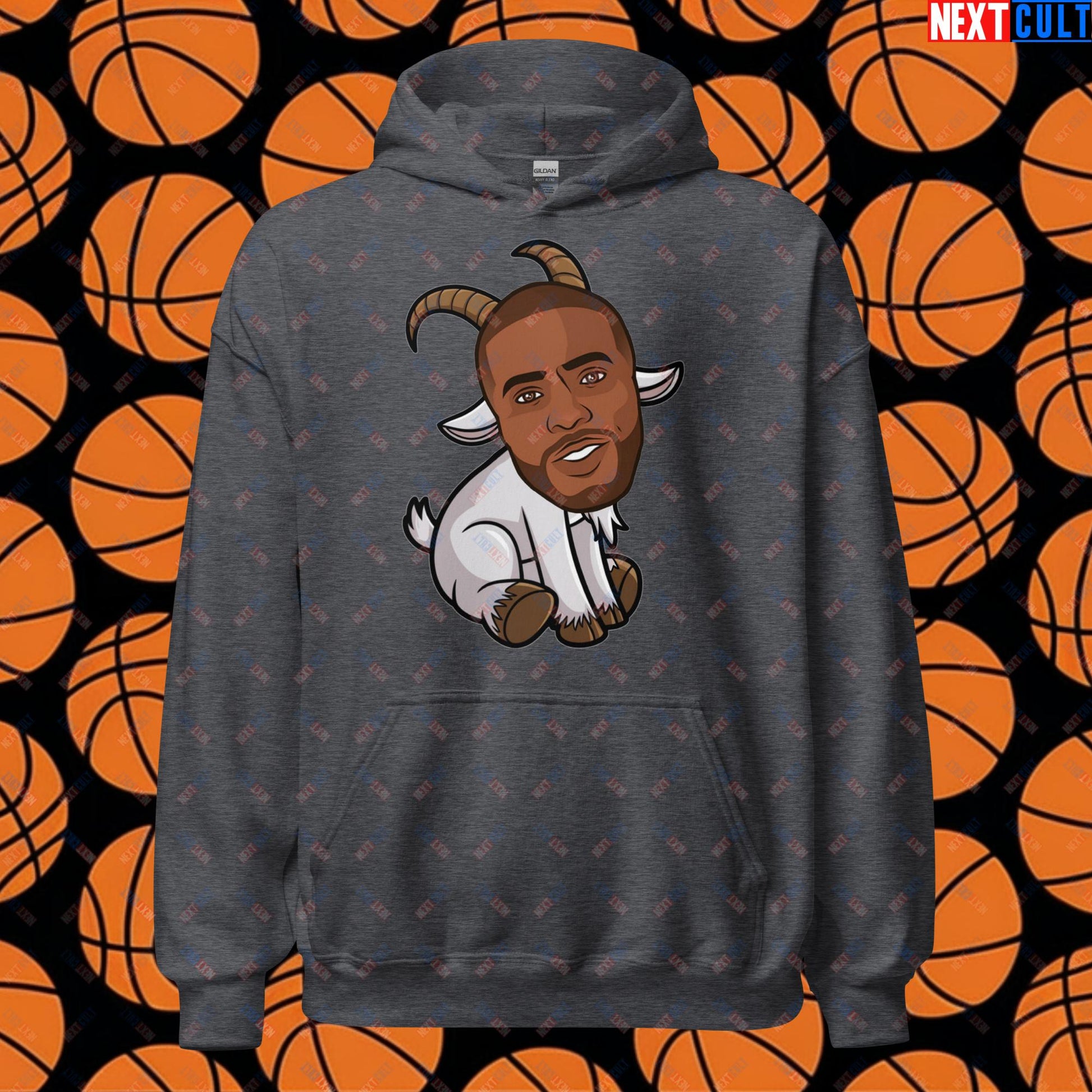 Chris Paul GOAT Hoodie - Funny Basketball Meme Sweatshirt - Greatest of All Time Point Guard Pullover for Basketball Fans - Perfect Gift for CP3 Fans Unisex Hoodie Dark Heather Hoodies Basketball Chris Paul G.O.A.T. Los Angeles Clippers NBA San Antonio Spurs Next Cult Brand