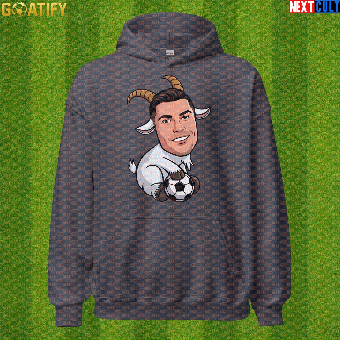 Cristiano Ronaldo Hoodie – Funny GOAT Football Pullover Gift for Portugal World Cup Fans |  | ["Al Nassr", "Cristiano Ronaldo", "Football", "Juventus", "Manchester United", "Portugal", "Real Madrid", "Soccer"]