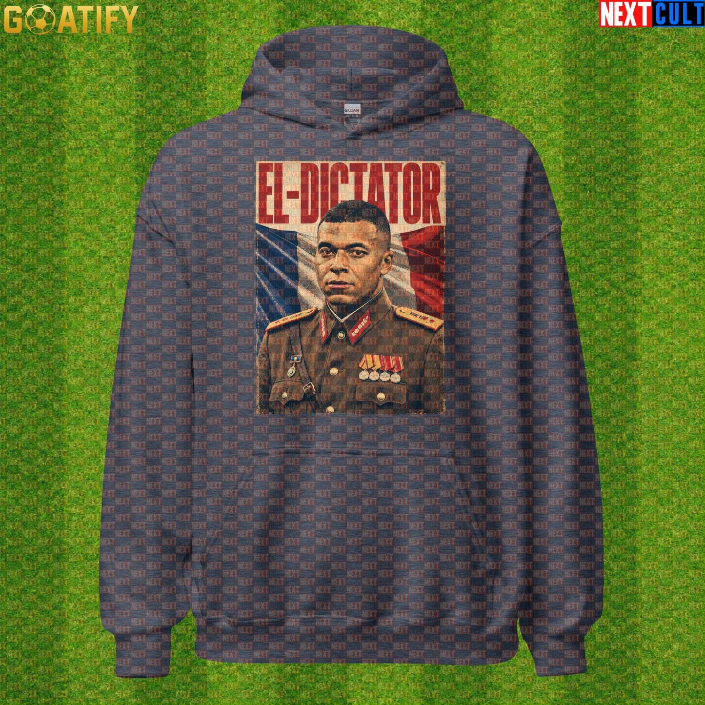 Kylian Mbappe Hoodie – El Dictator Vintage Football Meme Pullover for Real Madrid Fans |  | ["Football", "France", "Kylian Mbappe", "PSG", "Real Madrid", "Soccer"]