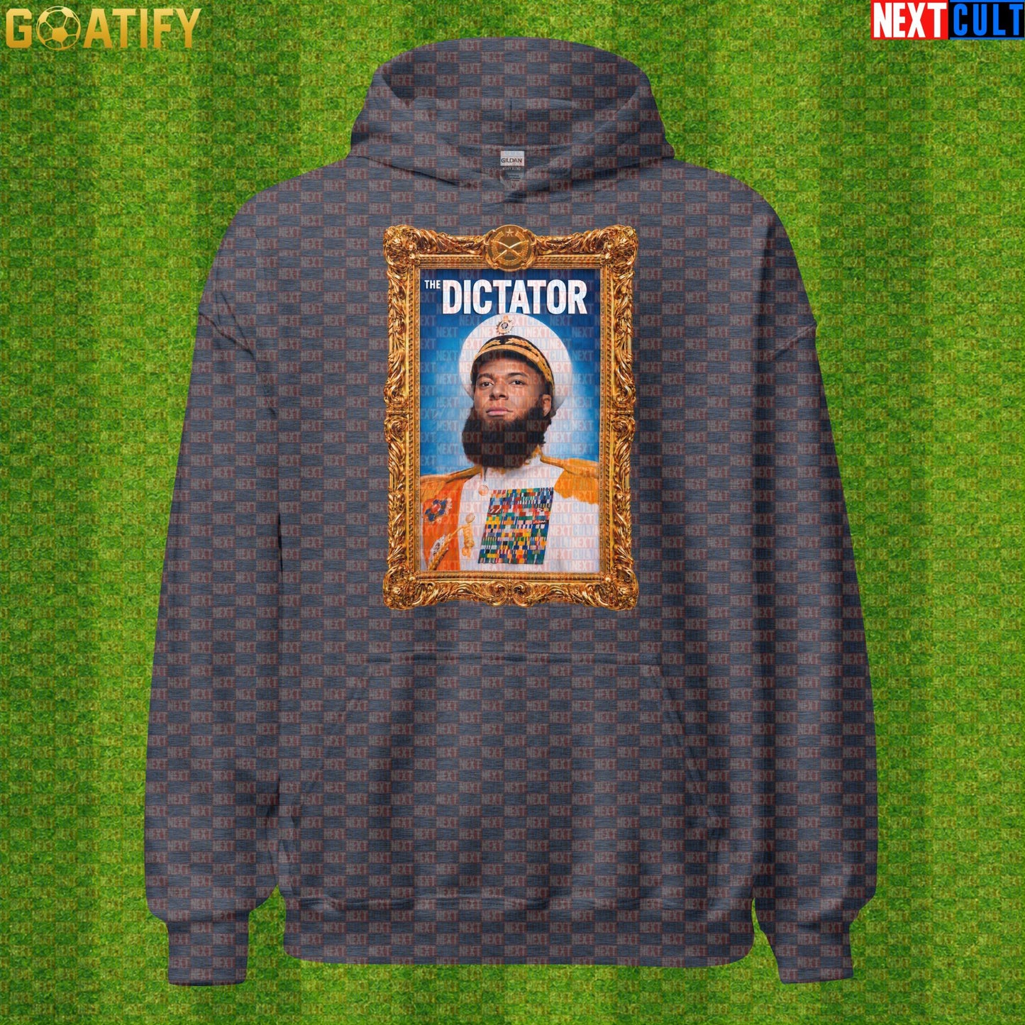 Kylian Mbappe Hoodie – The Dictator Football Meme Pullover for Real Madrid Supporters Dark Heather Next Cult Brand