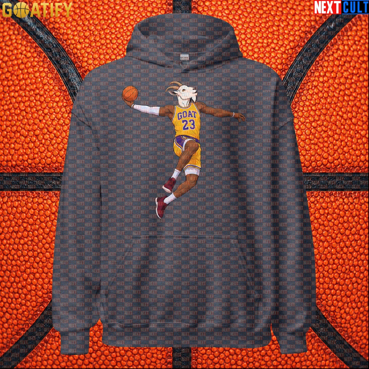 LeBron James Hoodie – Number 23 GOAT Dunk Streetwear Gift for Los Angeles Lakers Fans |  | ["Basketball", "LeBron James", "Los Angeles Lakers", "NBA"]