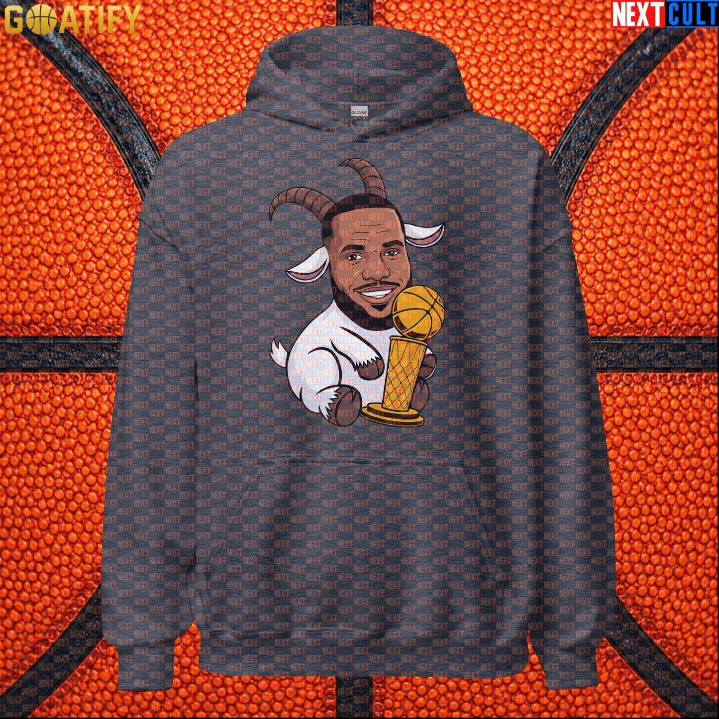 LeBron James Hoodie – LeGOAT Champion Pullover for Basketball Fans and NBA Game Days |  | ["Basketball", "Cleveland Cavaliers", "LeBron James", "Los Angeles Lakers", "Miami Heat", "NBA"]