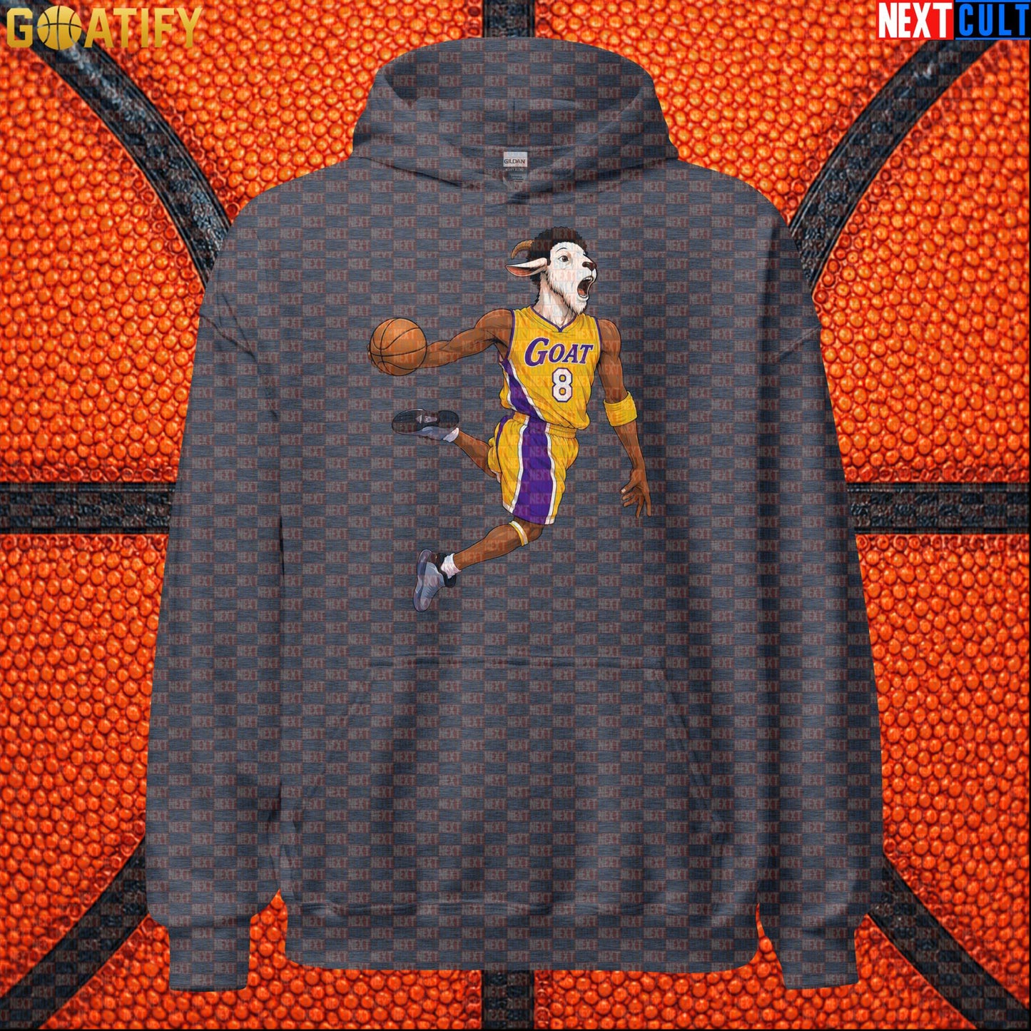 Kobe Bryant Hoodie – Young Kobe No. 8 Dunking GOAT Pullover for Lakers Basketball Fans |  | ["Basketball", "Kobe Bryant", "Los Angeles Lakers", "NBA"]