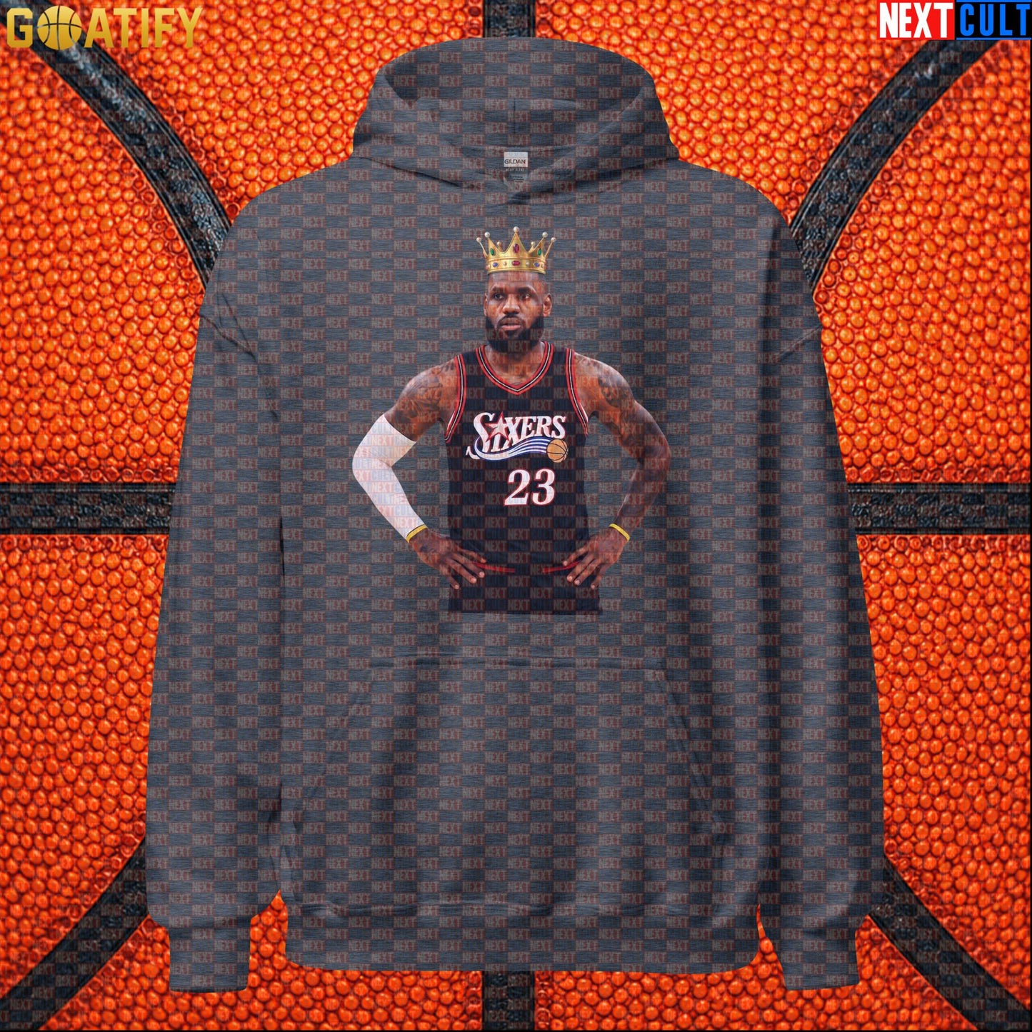 LeBron James Hoodie – King of Philadelphia 76ers Basketball Pullover for NBA Fans & Gifts |  | ["Basketball", "LeBron James", "NBA", "Philadelphia 76ers"]