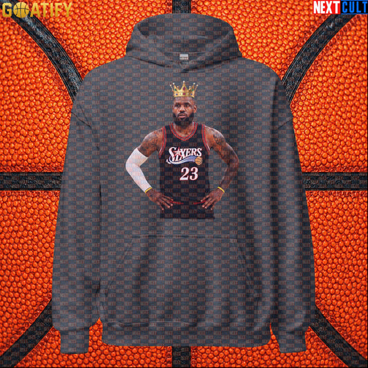 LeBron James Hoodie – King of Philadelphia 76ers Basketball Pullover for NBA Fans & Gifts |  | ["Basketball", "LeBron James", "NBA", "Philadelphia 76ers"]