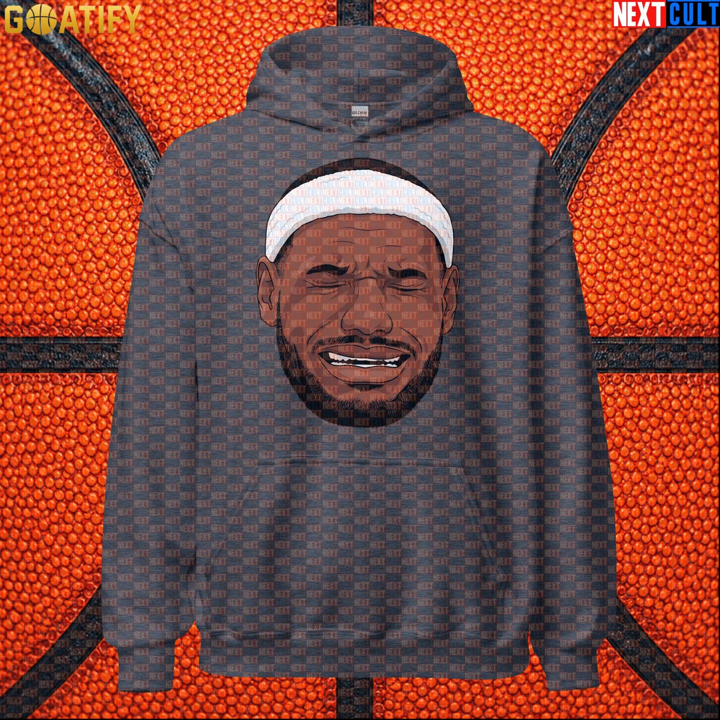 Crying LeBron Meme Hoodie – Funny NBA Basketball Pullover Game Day Gift for Sports Fans |  | ["Basketball", "LeBron James", "NBA"]