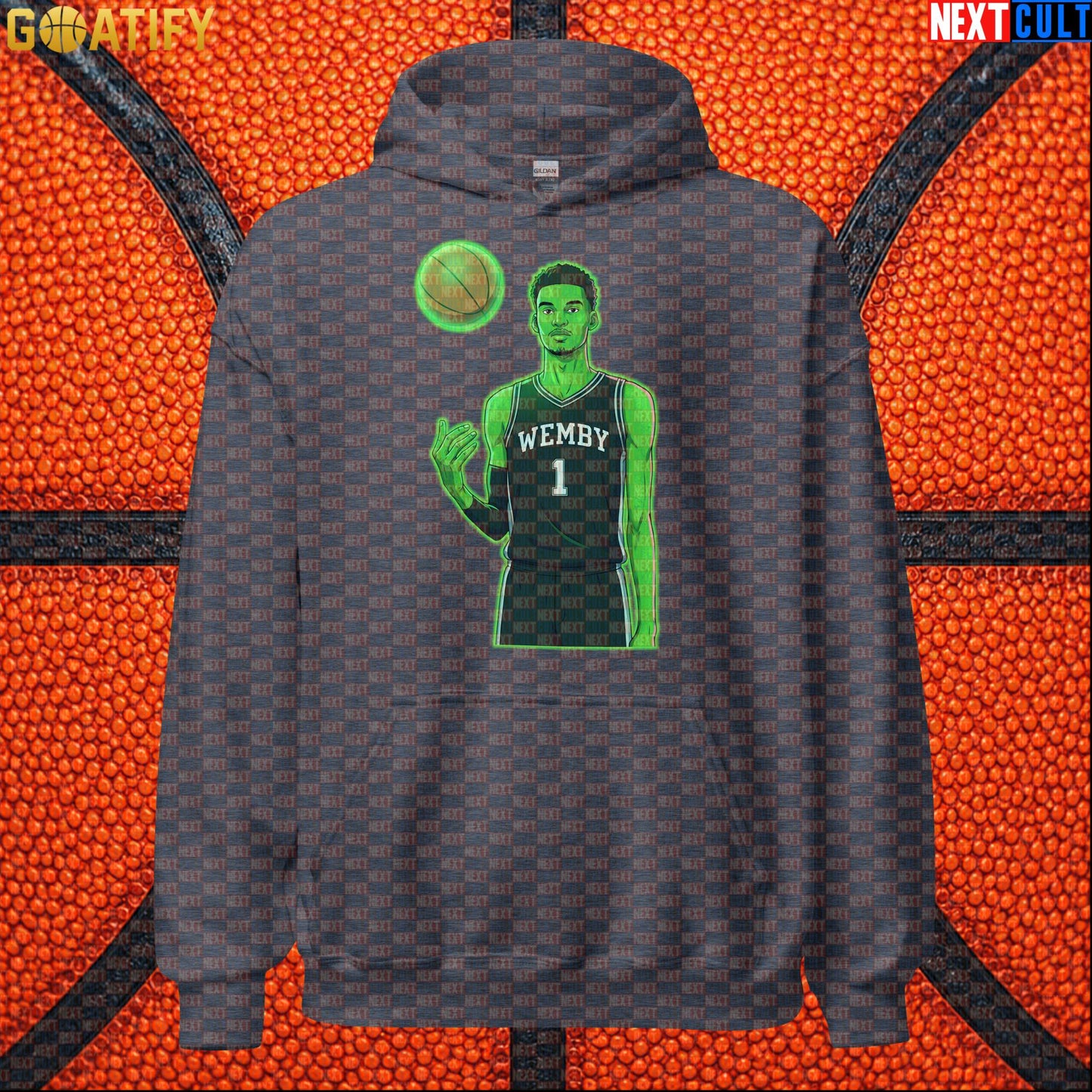 Basketball Hoodie Alien Wemby Sci-Fi Art for Spurs Fans, Streetwear, Game Days and NBA Gifts |  | ["Basketball", "France", "NBA", "San Antonio Spurs", "Victor Wembanyama", "Wemby"]