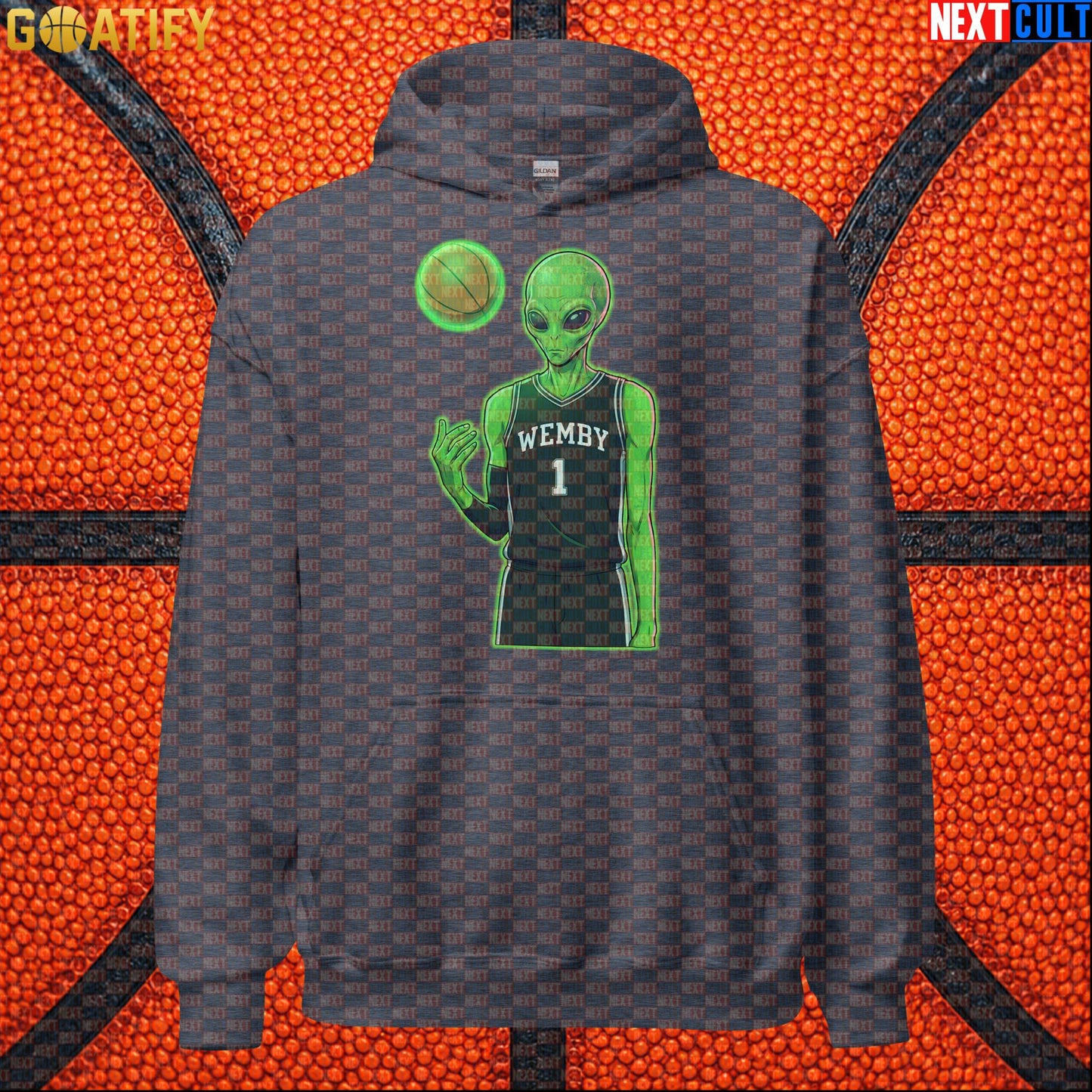 Basketball Hoodie Alien Wemby Sci-Fi Graphic for Spurs Fans, Victor Wembanyama Gift |  | ["Basketball", "France", "NBA", "San Antonio Spurs", "Victor Wembanyama", "Wemby"]