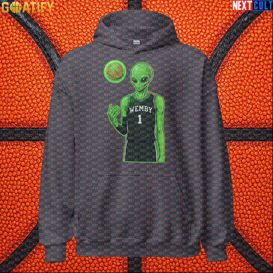 Basketball Hoodie Alien Wemby Sci-Fi Graphic for Spurs Fans, Victor Wembanyama Gift |  | ["Basketball", "France", "NBA", "San Antonio Spurs", "Victor Wembanyama", "Wemby"]